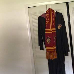 Halloween Harry Potter Gryffindor Robe/scarf